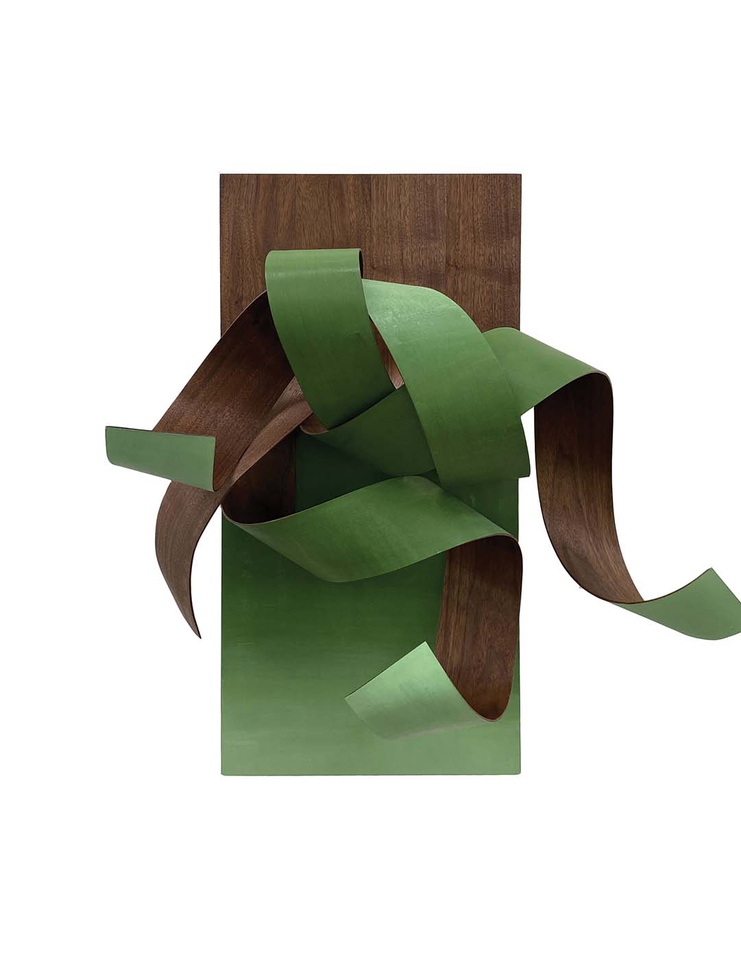 Wooden wall sculpture by Alison Croney Moses