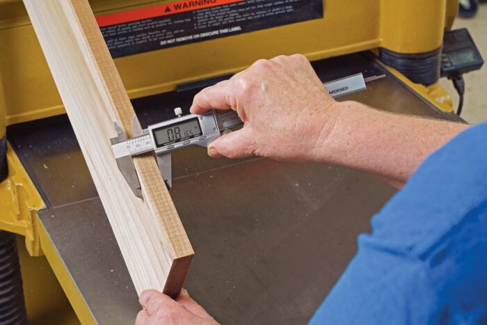 using a digital caliper