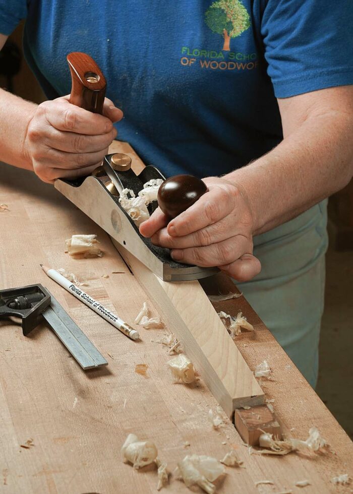 using a bench plane