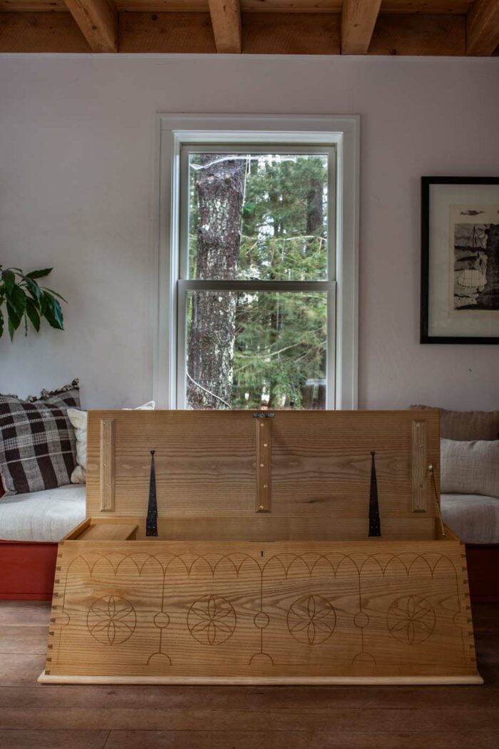 ornate wood chest by Brian Persico