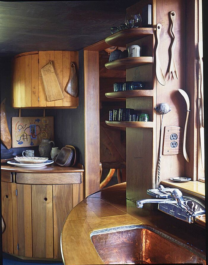 Inside Wharton Esherick's studio