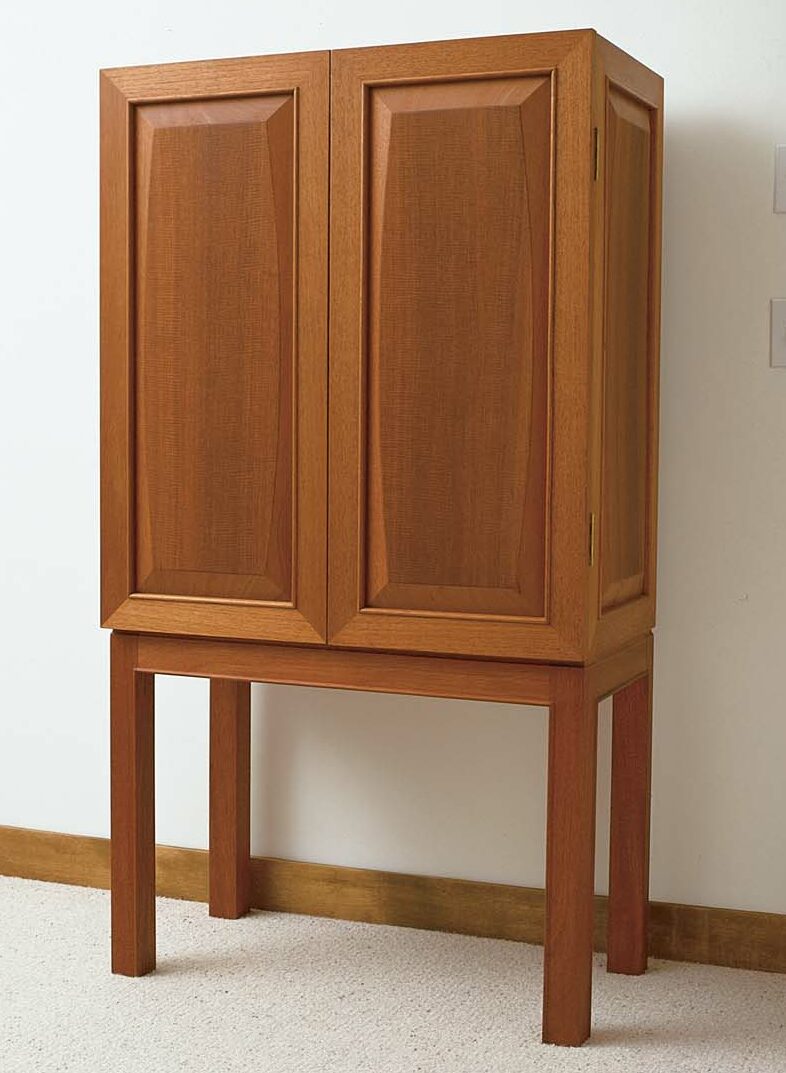 standing wood cabinet by tage frid