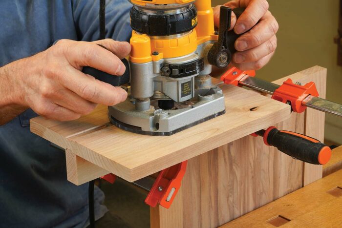 Fit and mortise the door