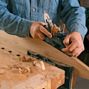 using a compass plan to cut curves